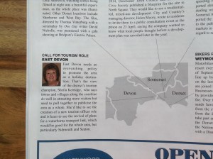 Tourism champion calls for tourism role!