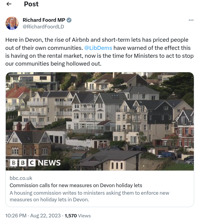 Devon housing crisis: “Little oiks like us can go to hell” | East Devon ...